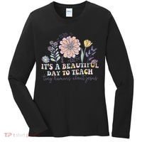 Retro I Teach Tiny Humans About Jesus Christian Teacher Women's Long Sleeve Shirt thumb 0