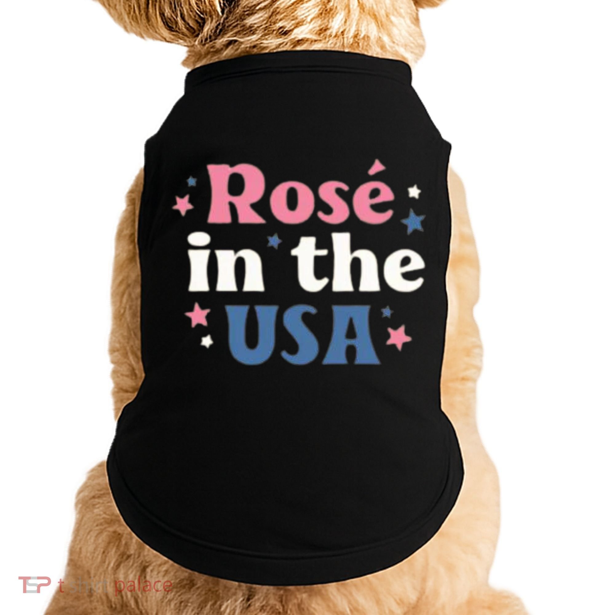 Rose In The USA 4th Of July Doggie Tank
