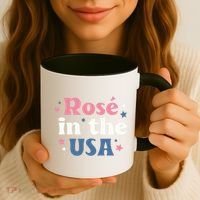 Rose In The USA 4th Of July Coffee Mug thumb 3