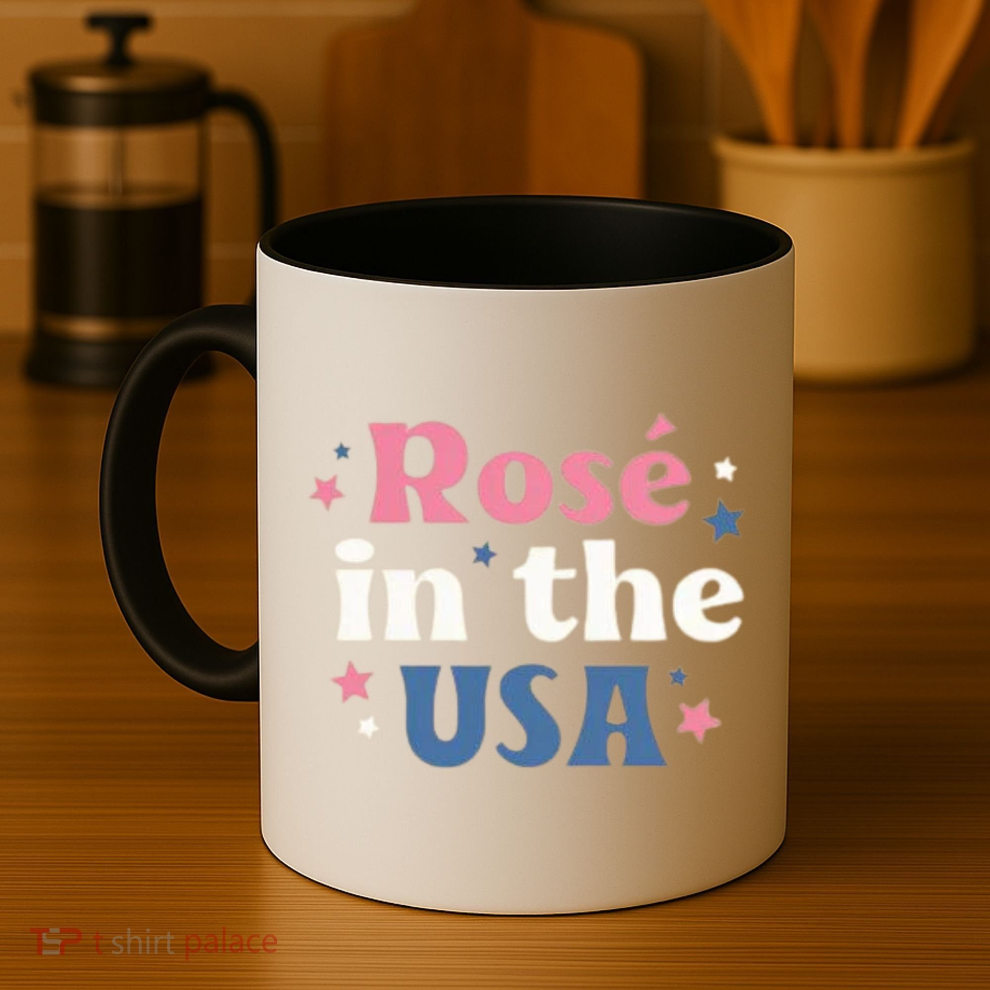 Rose In The USA 4th Of July Coffee Mug