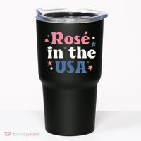 Rose In The USA 4th Of July Tumbler thumb 0
