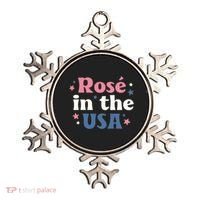 Rose In The USA 4th Of July Ornament thumb 0