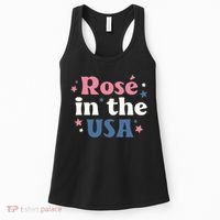 Rose In The USA 4th Of July Women's Tank Top thumb 0
