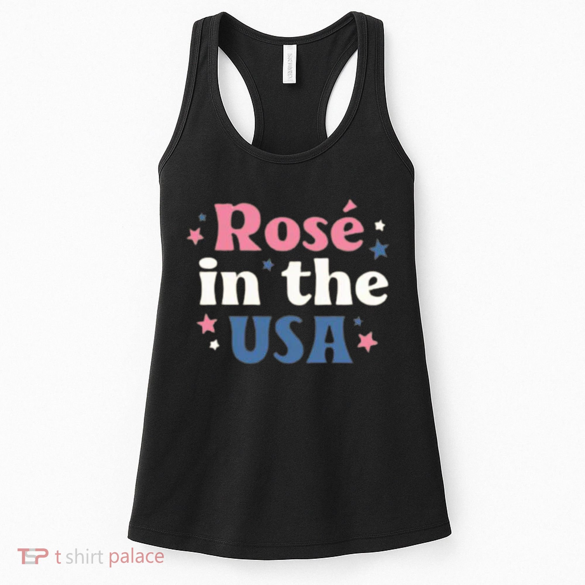Rose In The USA 4th Of July Women's Tank Top