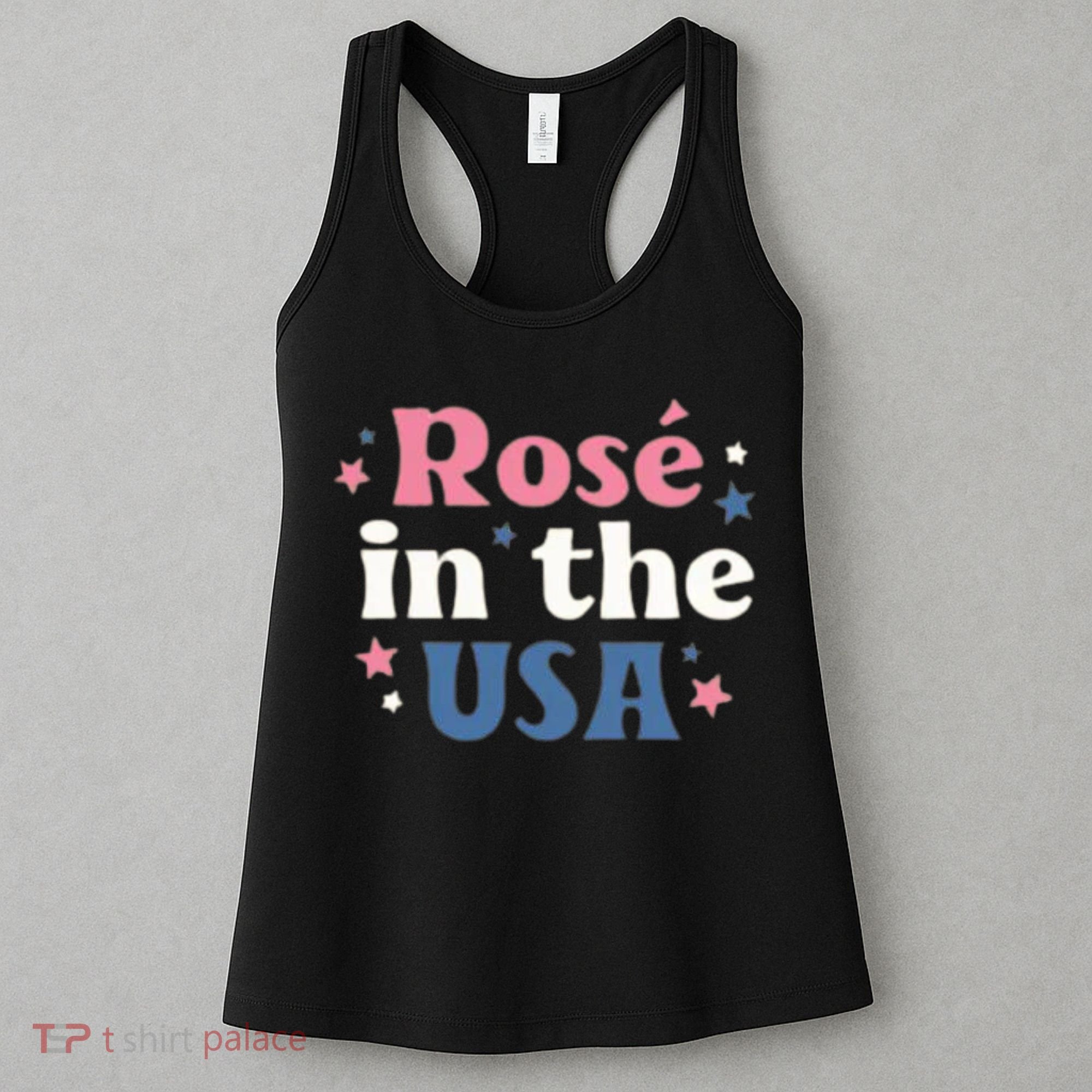 Rose In The USA 4th Of July Women's Tank Top