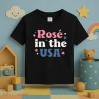 Rose In The USA 4th Of July Toddler T-Shirt thumb 3