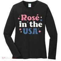 Rose In The USA 4th Of July Women's Long Sleeve Shirt thumb 0