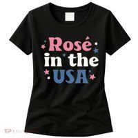 Rose In The USA 4th Of July Women's T-Shirt thumb 0