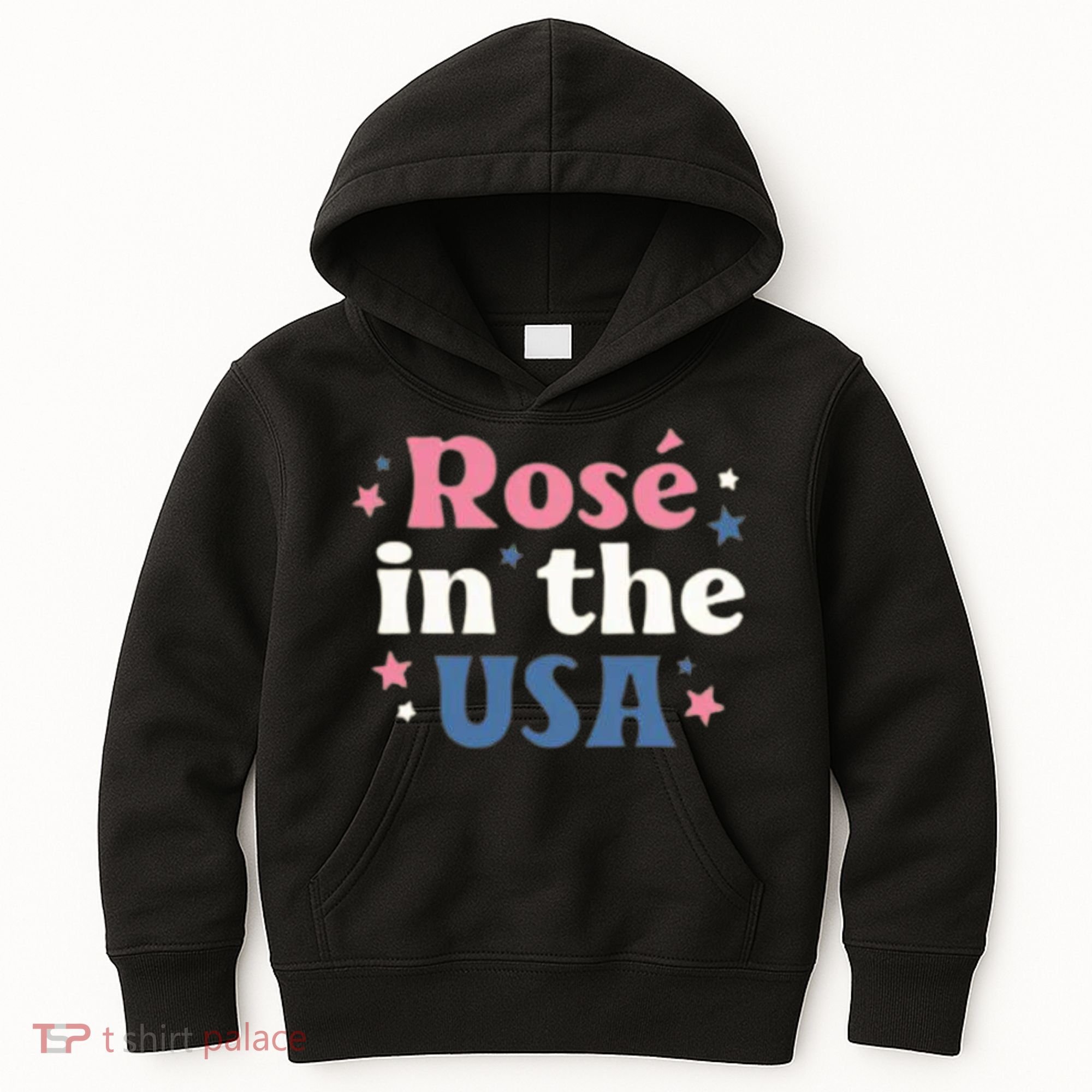 Rose In The USA 4th Of July Kids Hoodie
