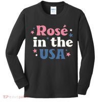 Rose In The USA 4th Of July Kids Long Sleeve Shirt thumb 0