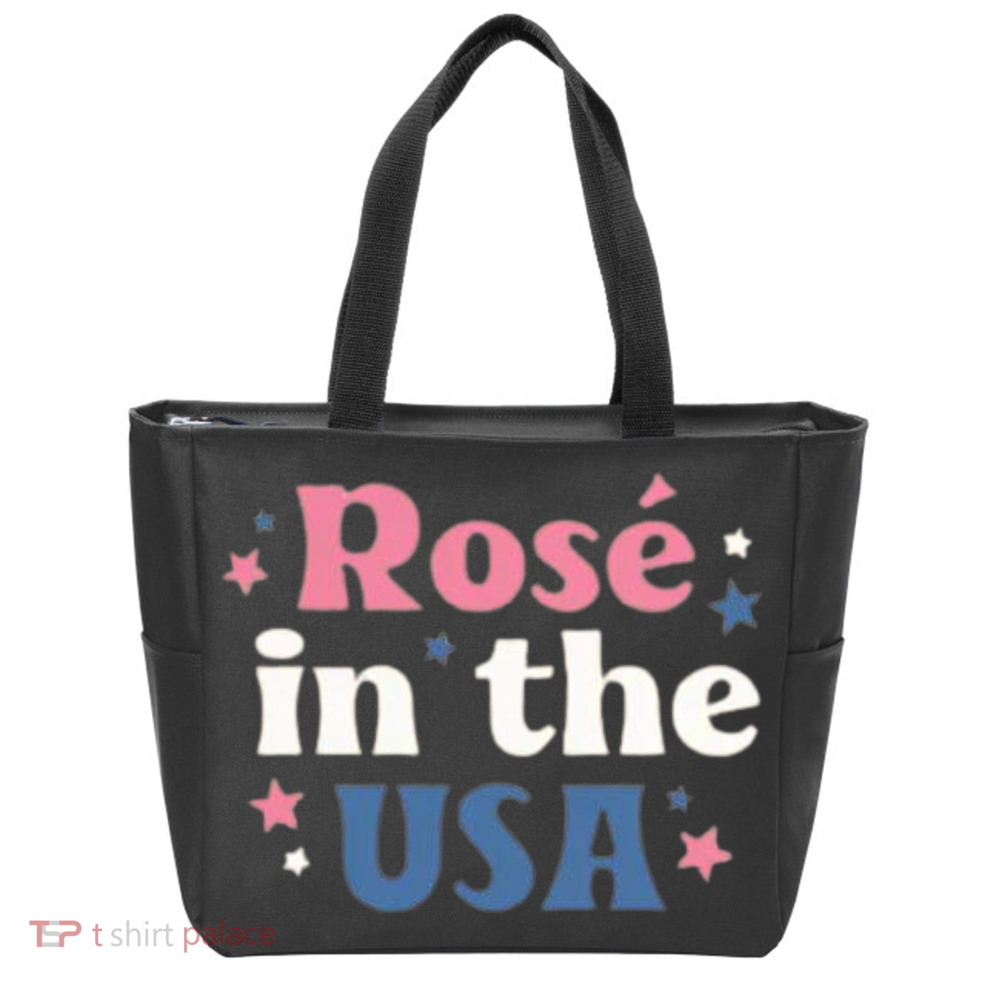 Rose In The USA 4th Of July Tote Bag