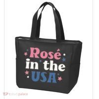 Rose In The USA 4th Of July Tote Bag thumb 3