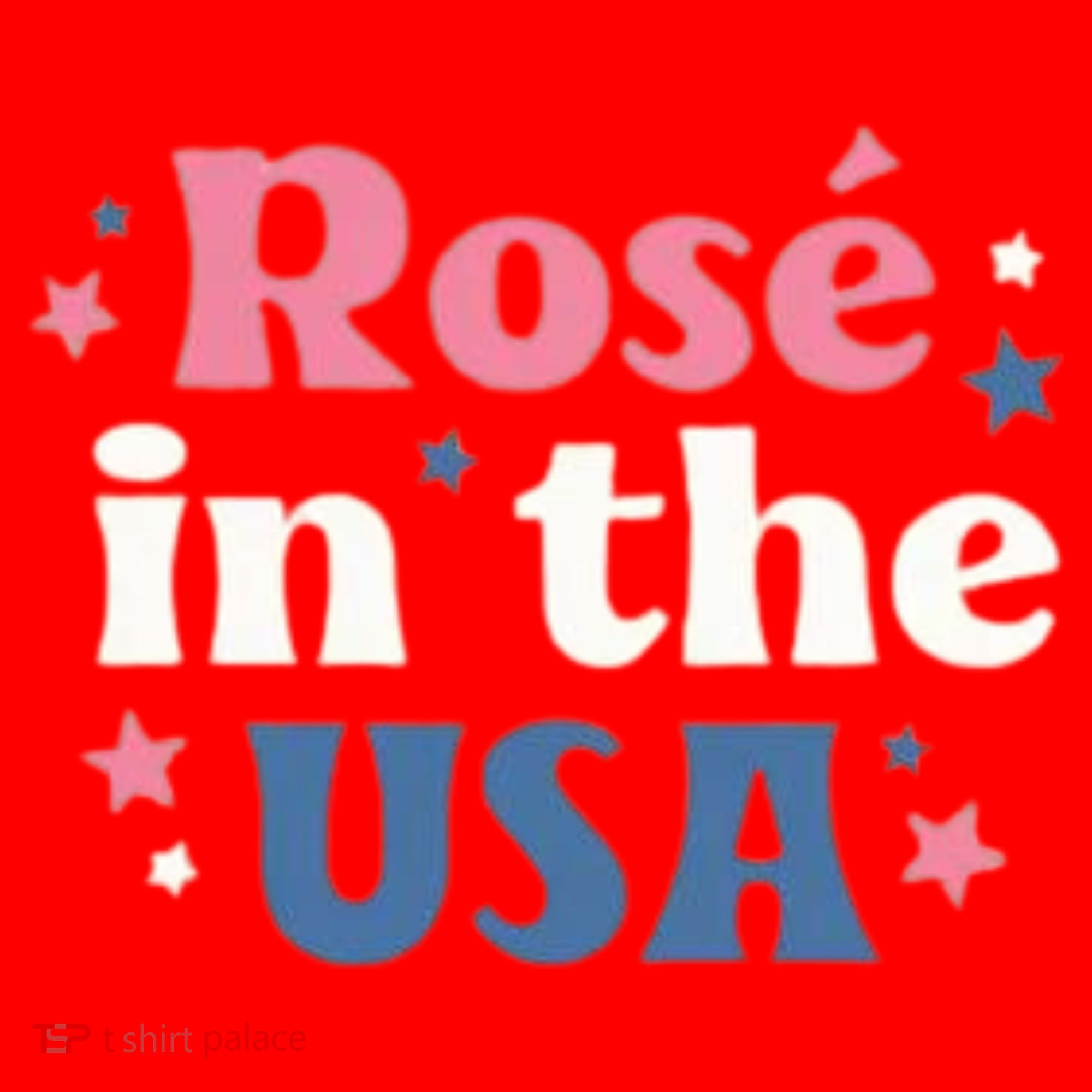 Rose In The USA 4th Of July Santa Hat