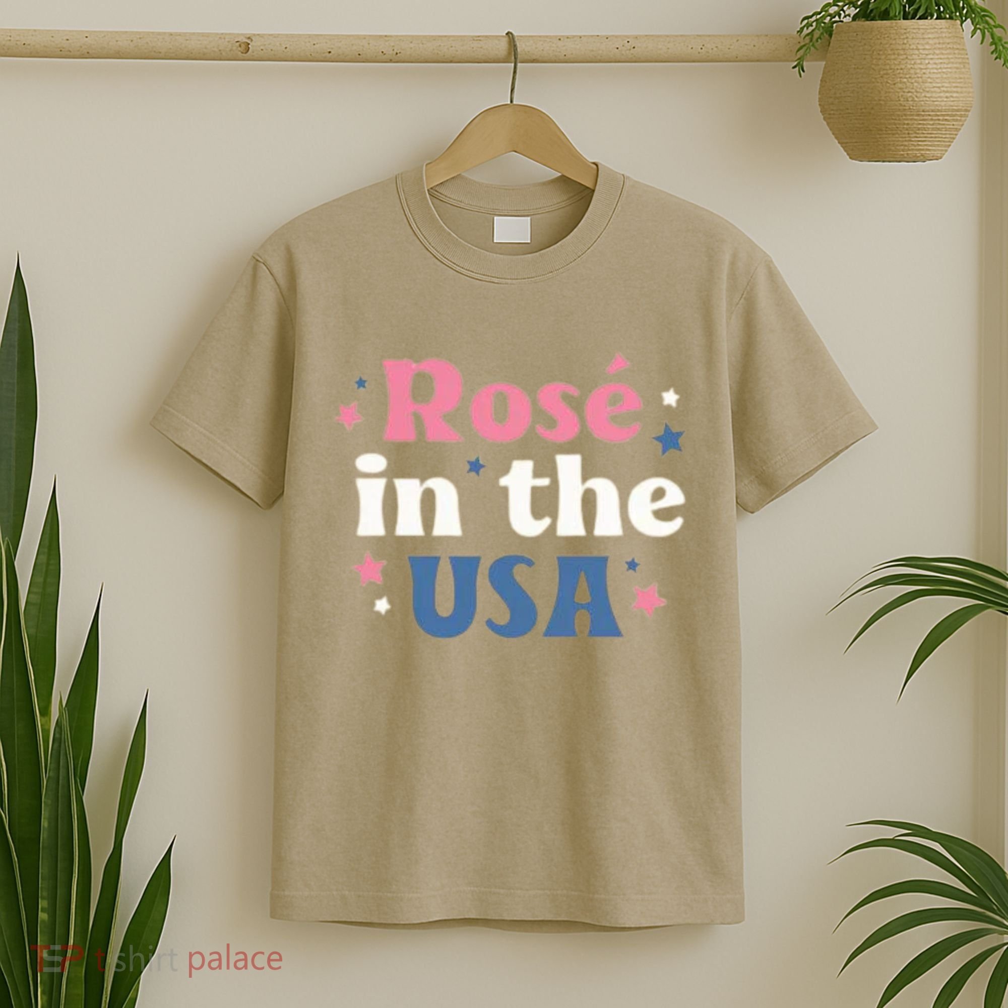 Rose In The USA 4th Of July T-Shirt
