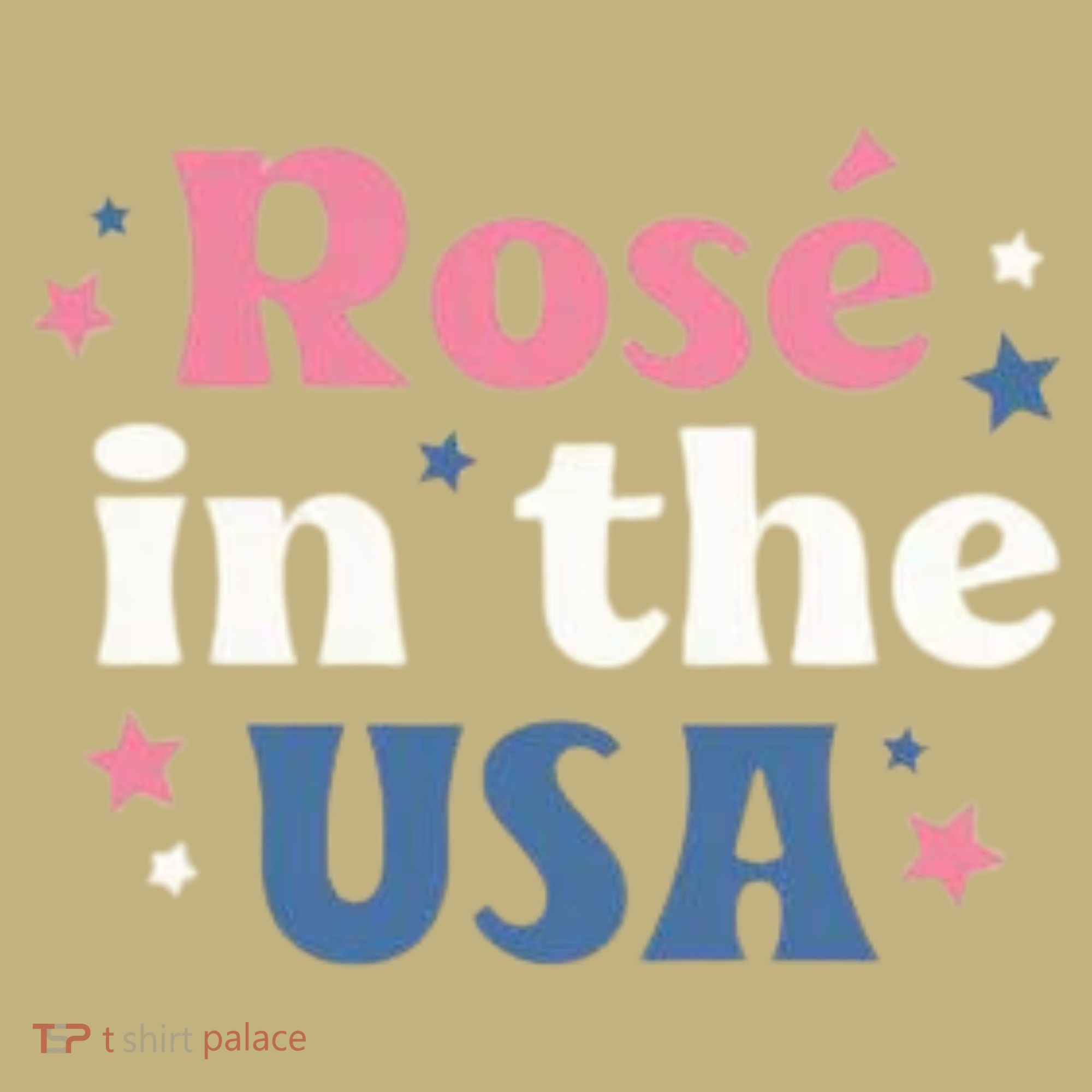 Rose In The USA 4th Of July Kids T-Shirt