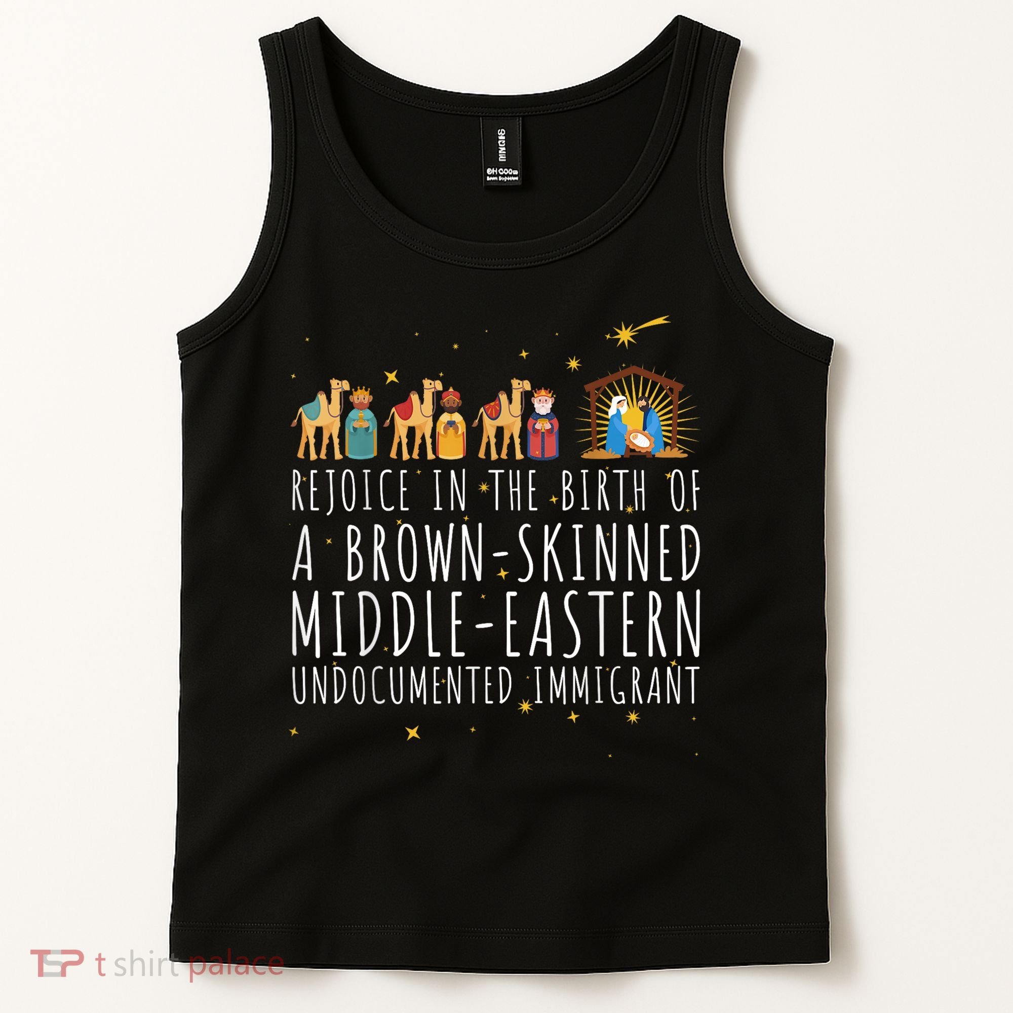 Rejoice In The Birth Of A Brown Skinned Middle Eastern Tank Top
