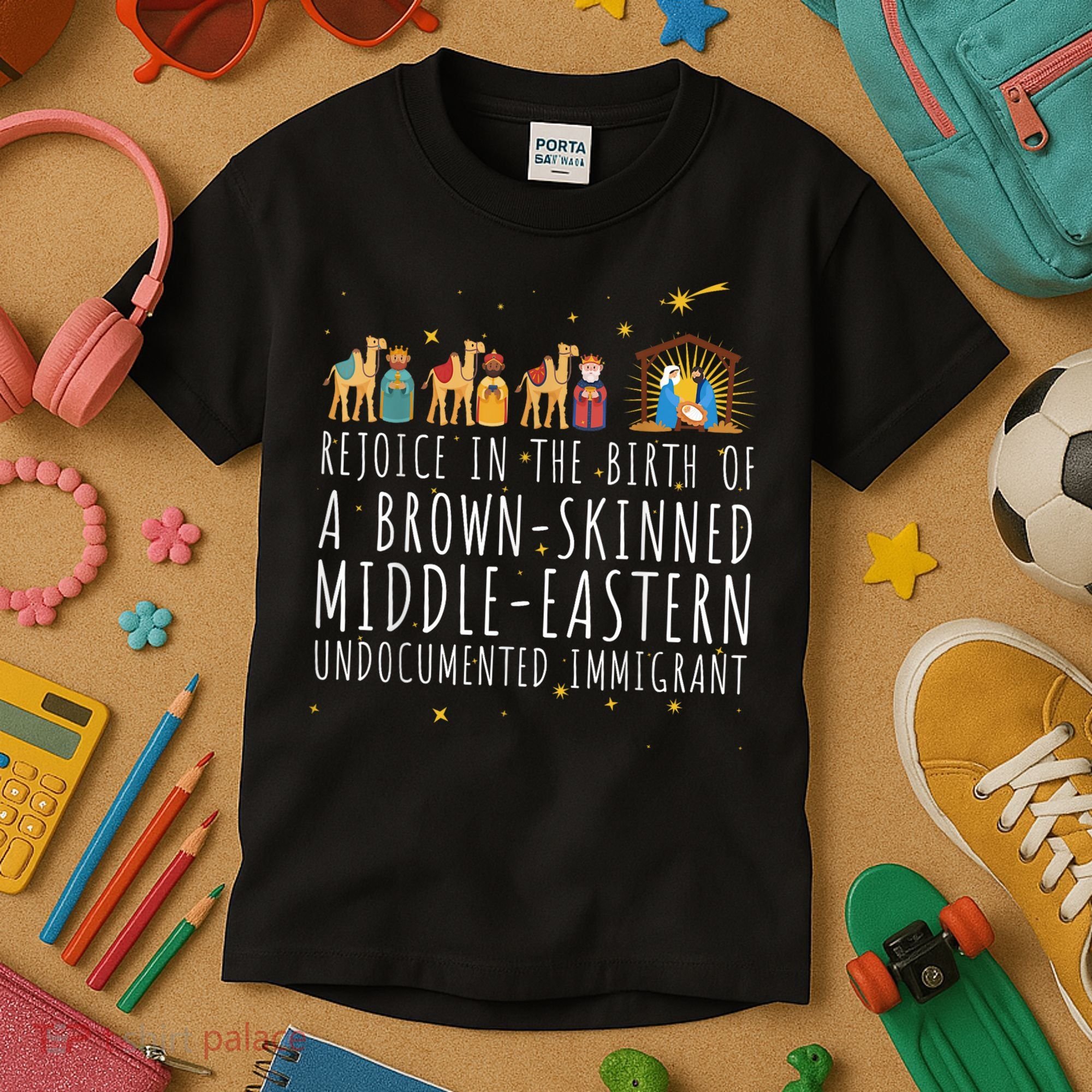 Rejoice In The Birth Of A Brown Skinned Middle Eastern Kids T-Shirt