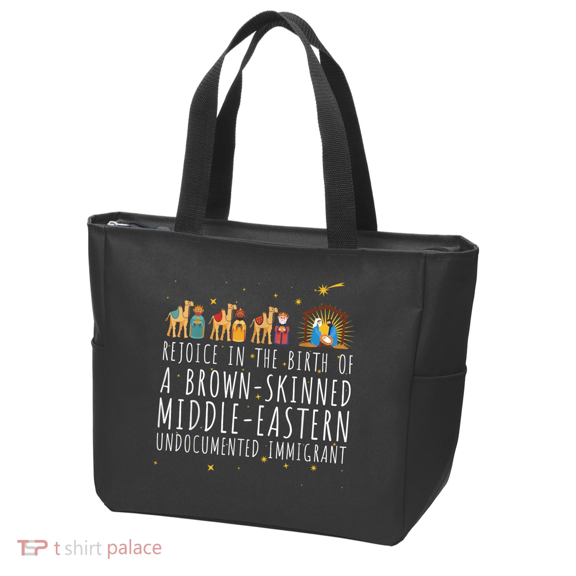 Rejoice In The Birth Of A Brown Skinned Middle Eastern Tote Bag