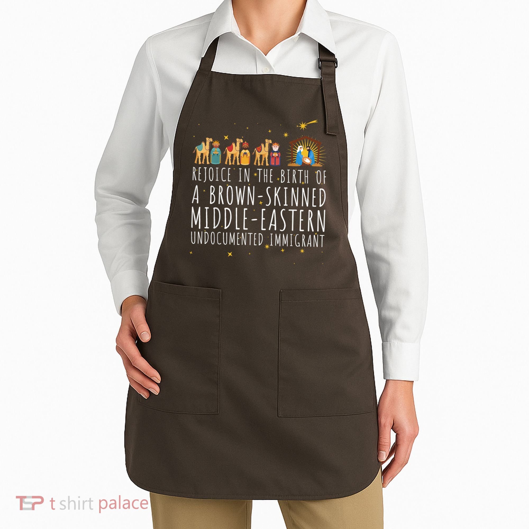 Rejoice In The Birth Of A Brown Skinned Middle Eastern Apron
