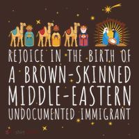 Rejoice In The Birth Of A Brown Skinned Middle Eastern Mousepad thumb 1