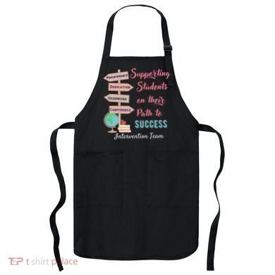 Retro Intervention Team Teacher Early Intervention Squad Apron