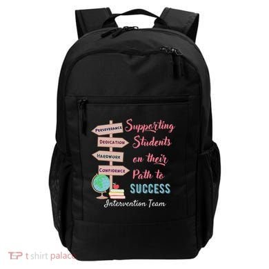 Retro Intervention Team Teacher Early Intervention Squad Backpack