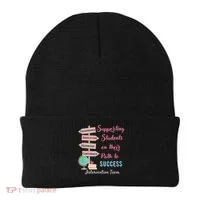 Retro Intervention Team Teacher Early Intervention Squad Beanie thumb 0