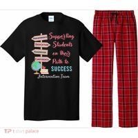 Retro Intervention Team Teacher Early Intervention Squad Pajama Set thumb 0
