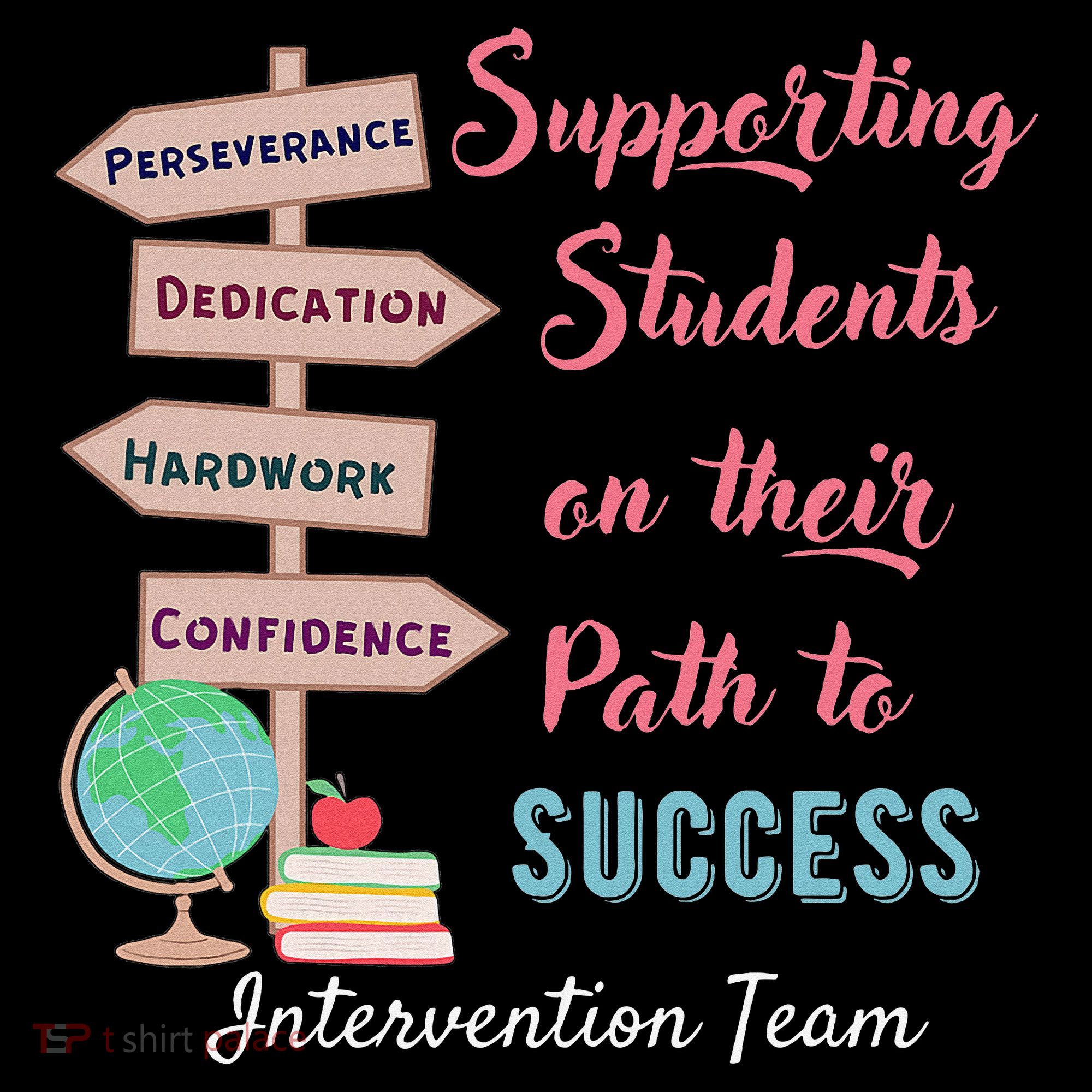 Retro Intervention Team Teacher Early Intervention Squad Women's Hoodie
