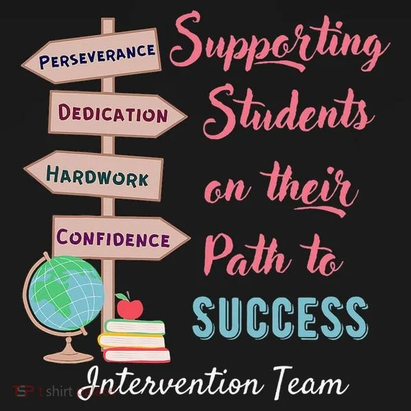 Retro Intervention Team Teacher Early Intervention Squad Women's Hoodie