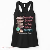 Retro Intervention Team Teacher Early Intervention Squad Women's Tank Top thumb 0