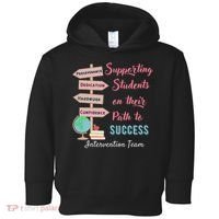 Retro Intervention Team Teacher Early Intervention Squad Toddler Hoodie thumb 0