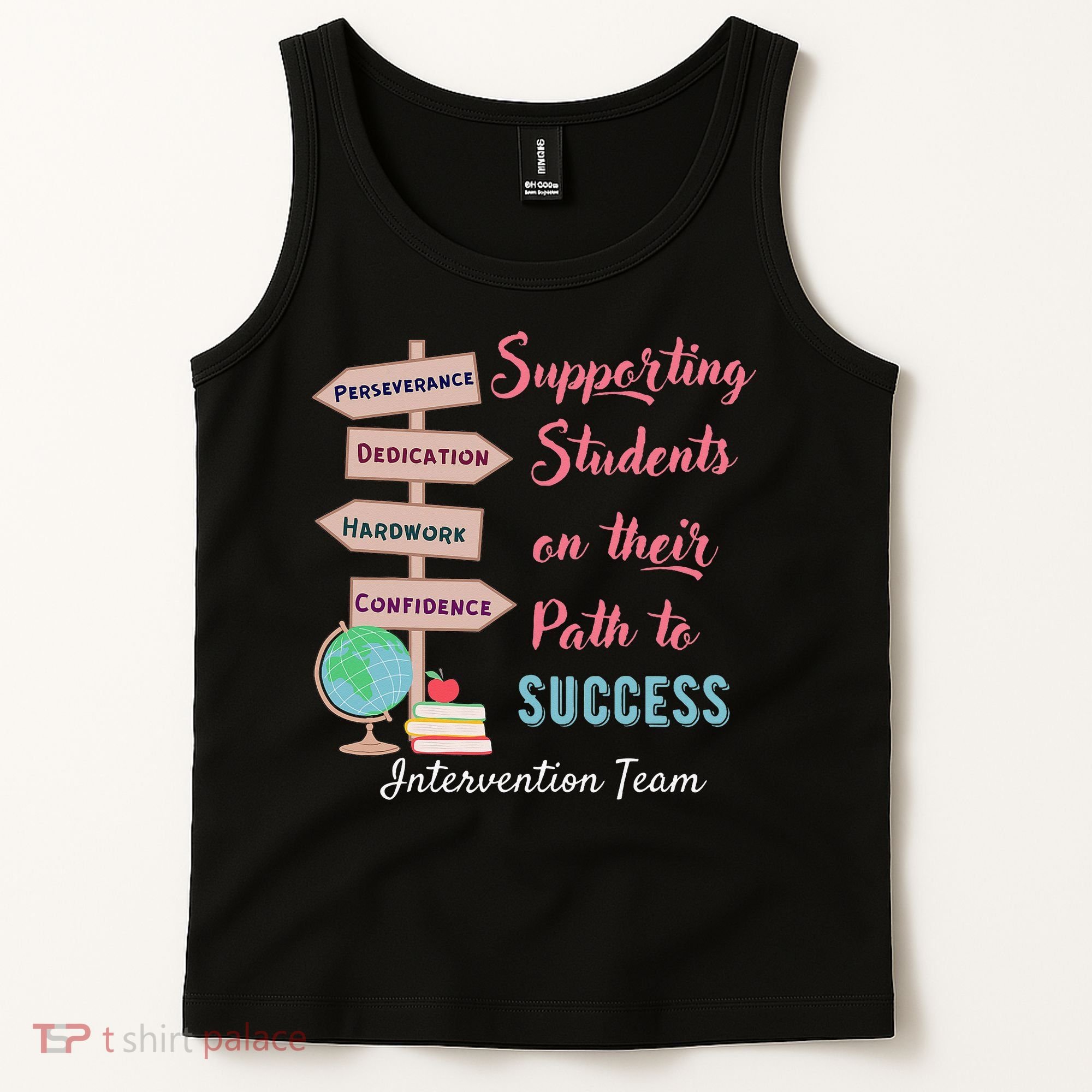 Retro Intervention Team Teacher Early Intervention Squad Tank Top