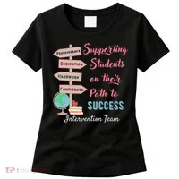 Retro Intervention Team Teacher Early Intervention Squad Women's T-Shirt thumb 0