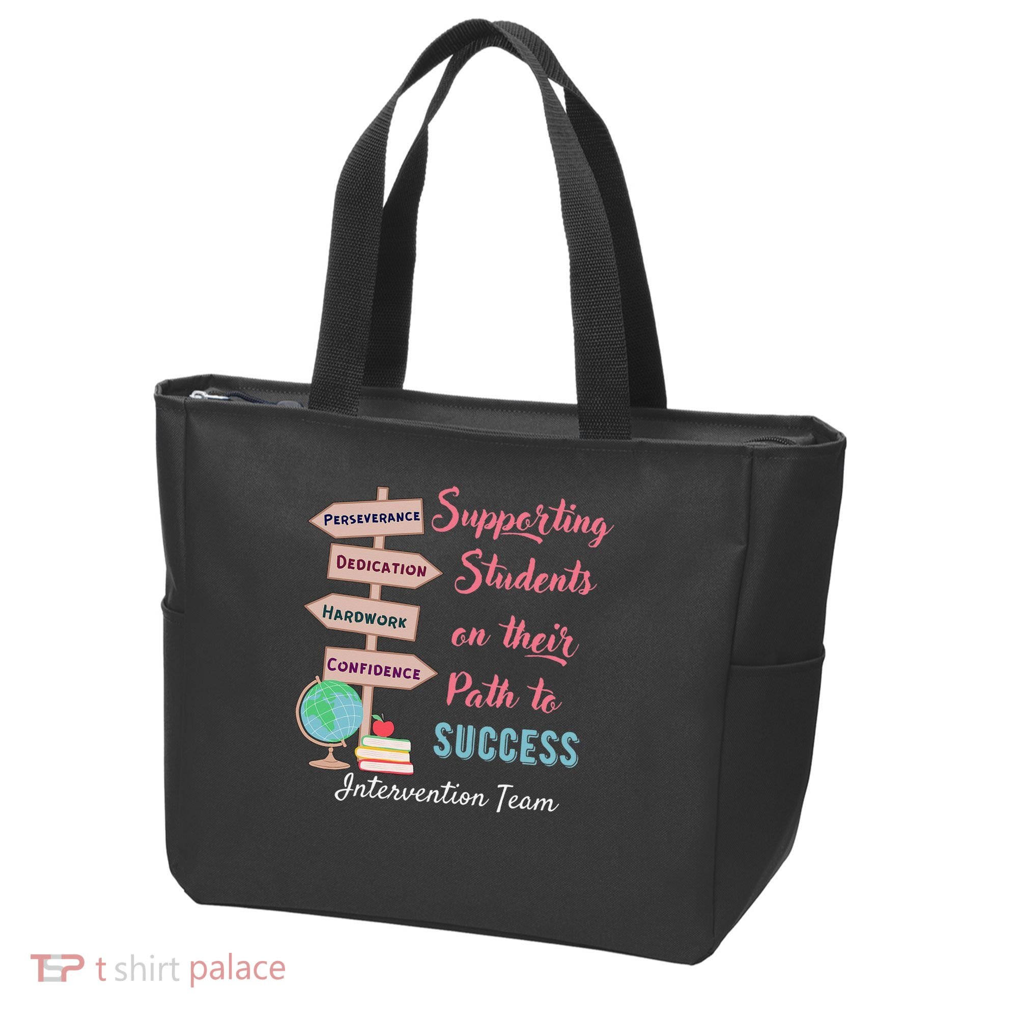 Retro Intervention Team Teacher Early Intervention Squad Tote Bag