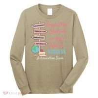 Retro Intervention Team Teacher Early Intervention Squad Long Sleeve Shirt thumb 0