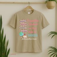 Retro Intervention Team Teacher Early Intervention Squad T-Shirt thumb 2