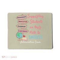 Retro Intervention Team Teacher Early Intervention Squad Mousepad thumb 0