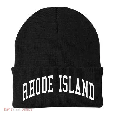 Rhode Island Throwback Design Classic Beanie