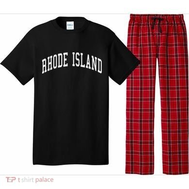 Rhode Island Throwback Design Classic Pajama Set