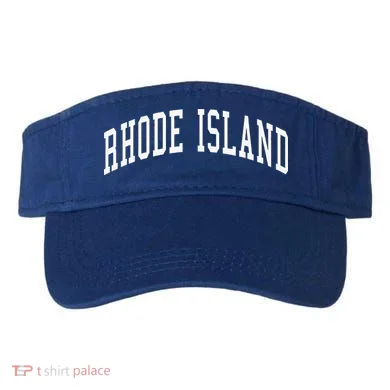 Rhode Island Throwback Design Classic Visor