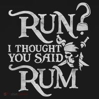 Run I Thought You Said Rum Funny Pirate Running Wine Lover Women's Hoodie thumb 2