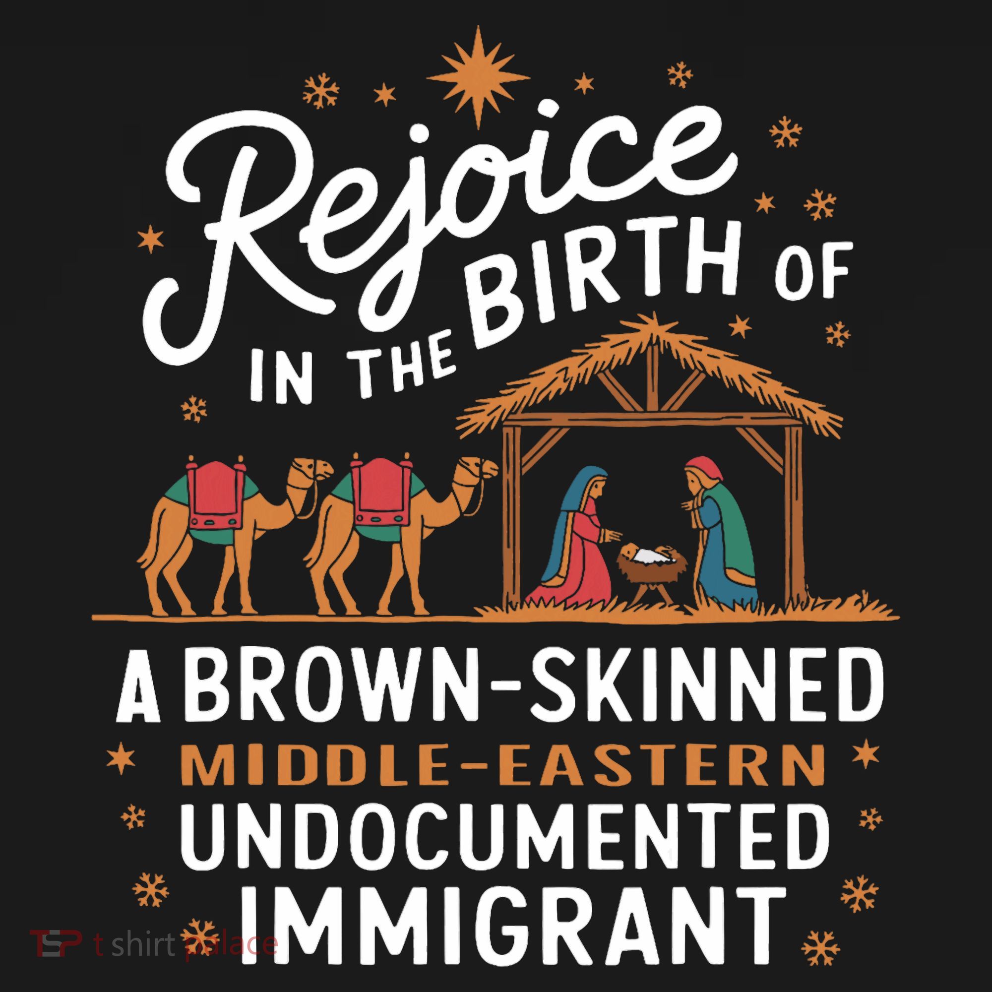 Rejoice In The Birth Of A Brown Skinned Christmas Christian Women's Hoodie