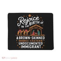 Rejoice In The Birth Of A Brown Skinned Christmas Christian Mousepad thumb 0