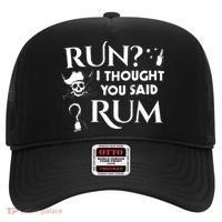 Run I Thought You Said Rum Funny Adult Running Pirate Hat thumb 0