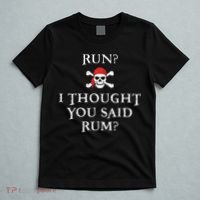 Run I Thought You Said Rum Funny Pirate Running Gift T-Shirt thumb 5