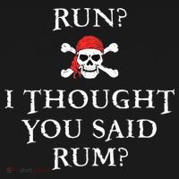 Run I Thought You Said Rum Funny Pirate Running Gift Pajama Set thumb 2