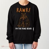 Rawr! IM The Ring Bear Ring Bearer Wedding Event Women's Sweatshirt thumb 0