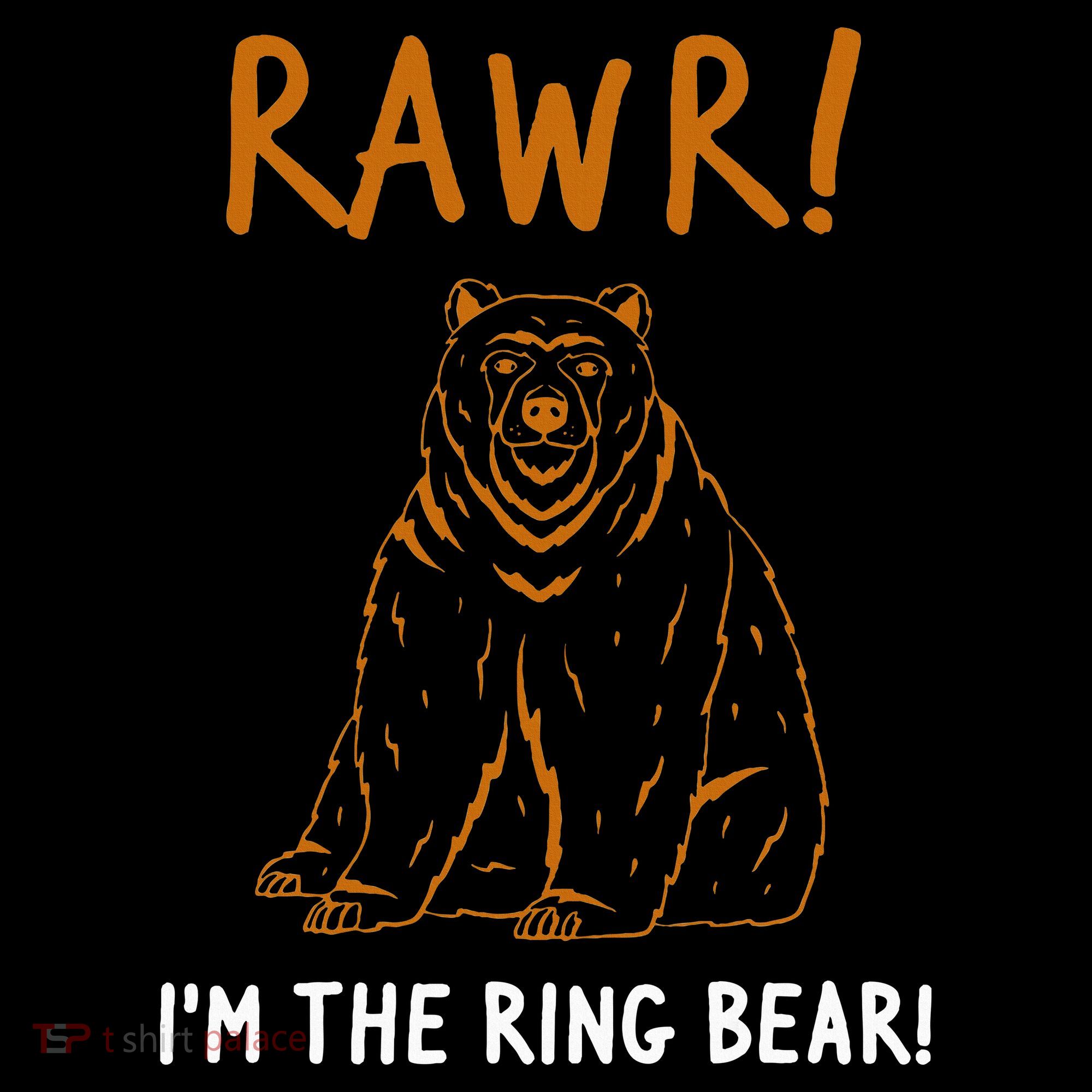 Rawr! IM The Ring Bear Ring Bearer Wedding Event Doggie Tank