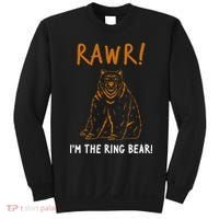 Rawr! IM The Ring Bear Ring Bearer Wedding Event Sweatshirt thumb 0